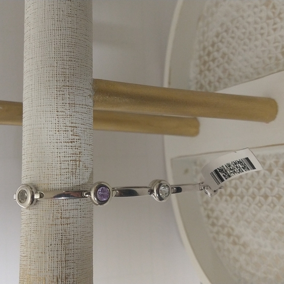 SFC Silver Multi colored stone bracelet - Picture 7 of 14